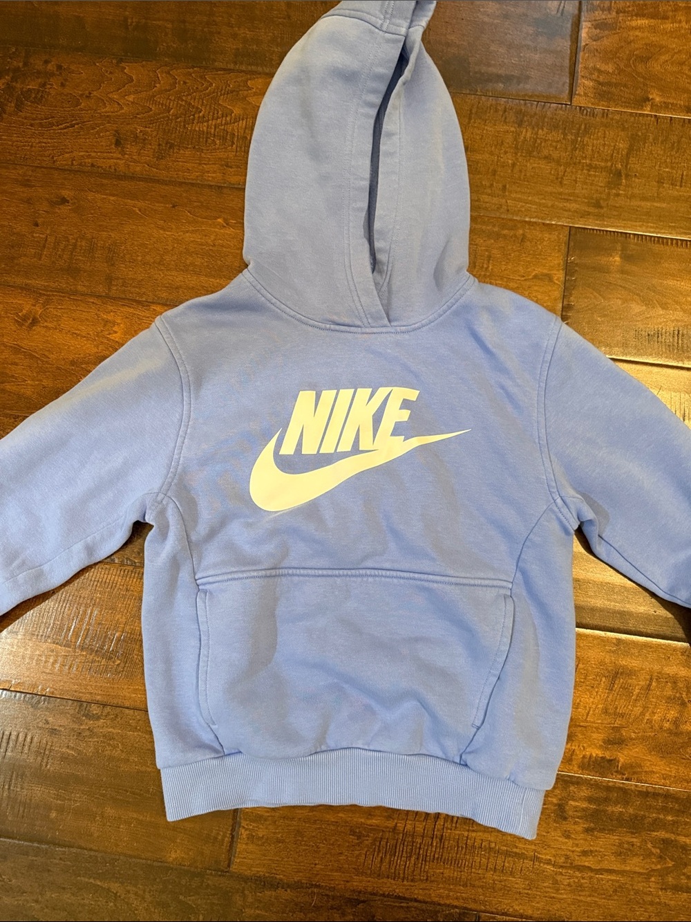 Nike Kids Lavender Pullover Hoodie with White Swoosh